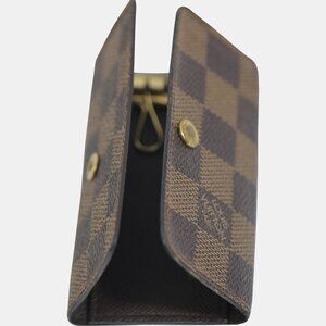 Authentic Louis Vuitton 4 Key Holder Damier Ebene